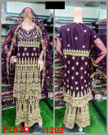 Design 1202 Women Handwork Sharara Suit Collection